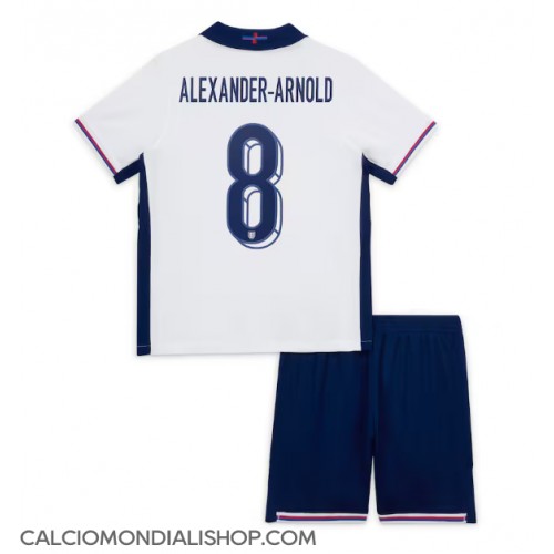 Maglie da calcio Inghilterra Alexander-Arnold #8 Prima Maglia Bambino Europei 2024 Manica Corta (+ Pantaloni corti)